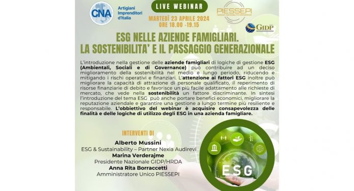 ESG nelle Aziende Famigliari. La sostenibilità e il passaggio generazionale